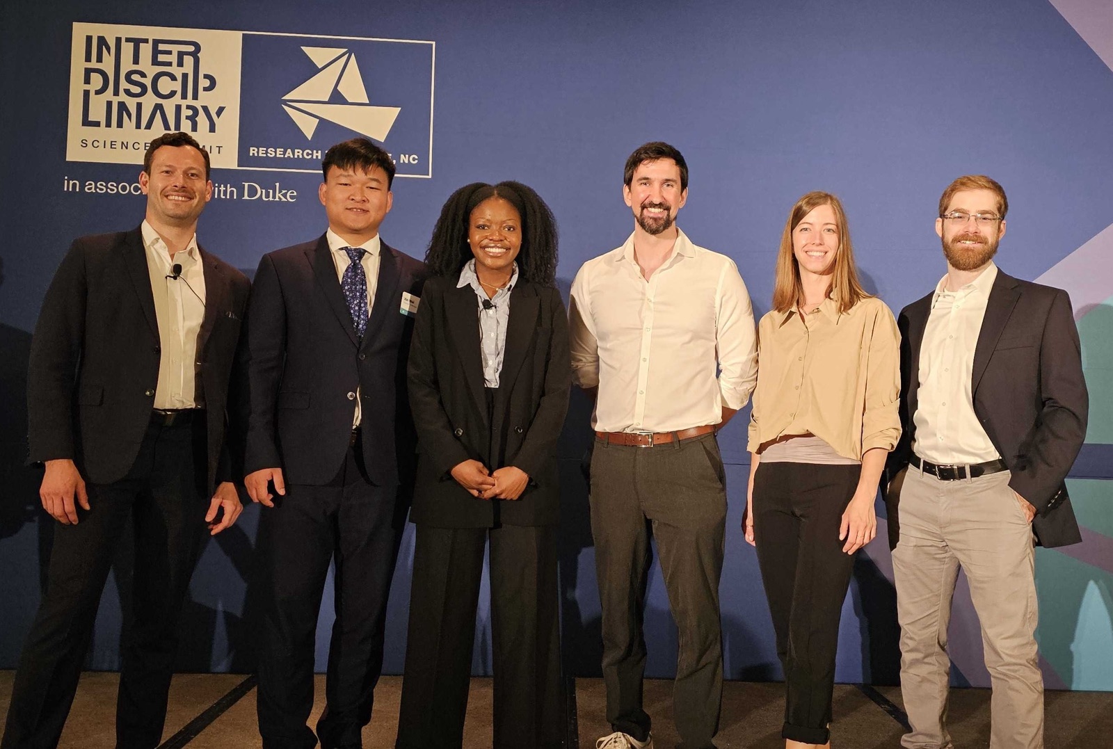 Dr Ben Miles with the Schmidt Science Fellows cohort at the Interdisciplinary Science Summit